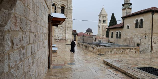 Patriarche latin Jérusalem autorisé Saint-Sépulcre Rameaux