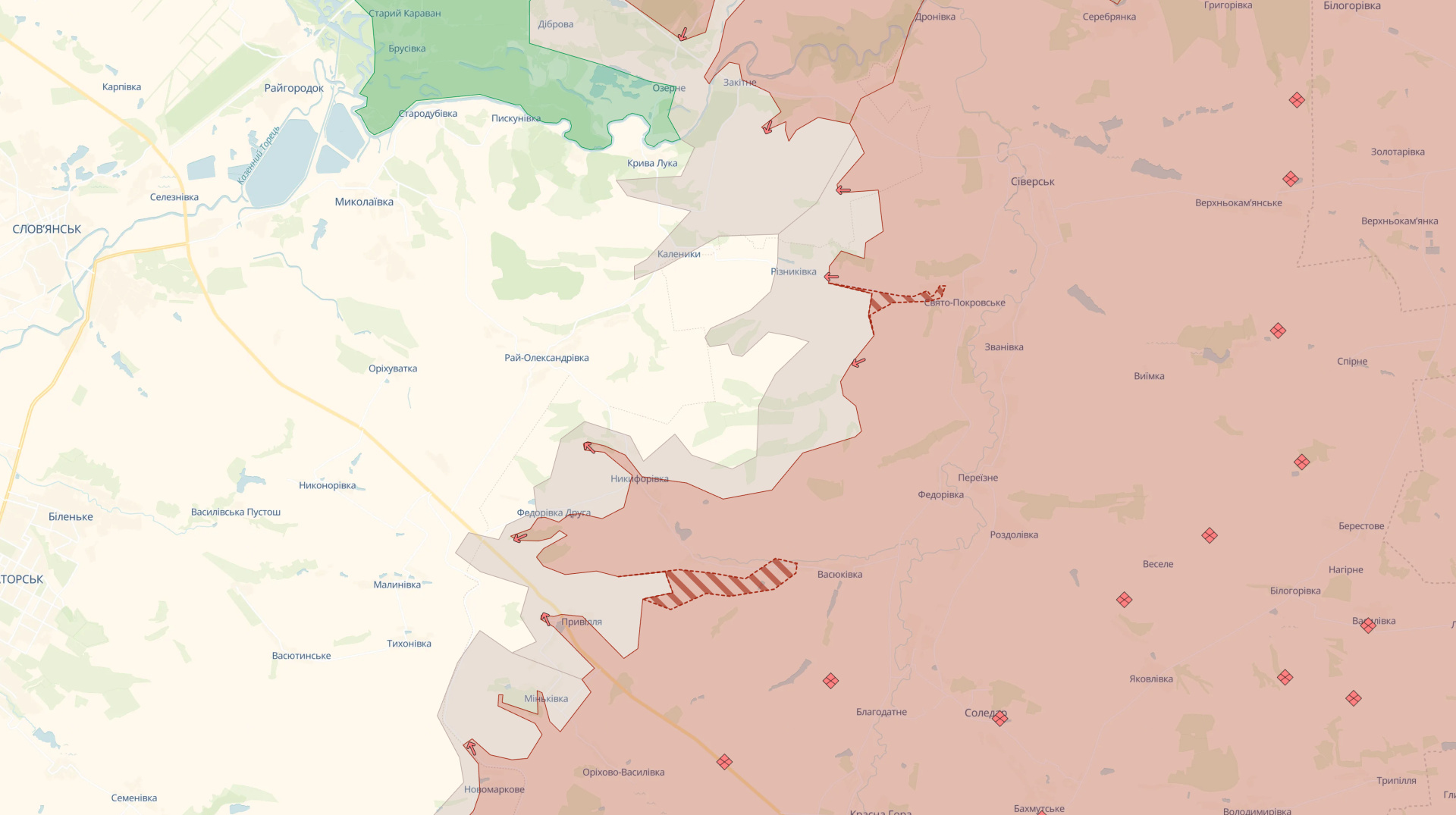 Росіяни окупували Свято-Покровське та Васюківку 2024