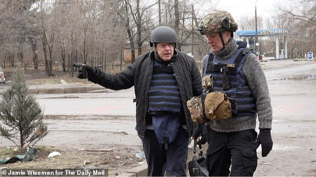 Джонсон відвідав позиції ЗСУ на Запоріжжі та написав репортаж